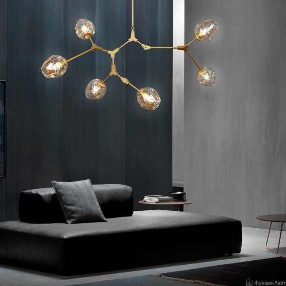 1024 золото люстра подвесная