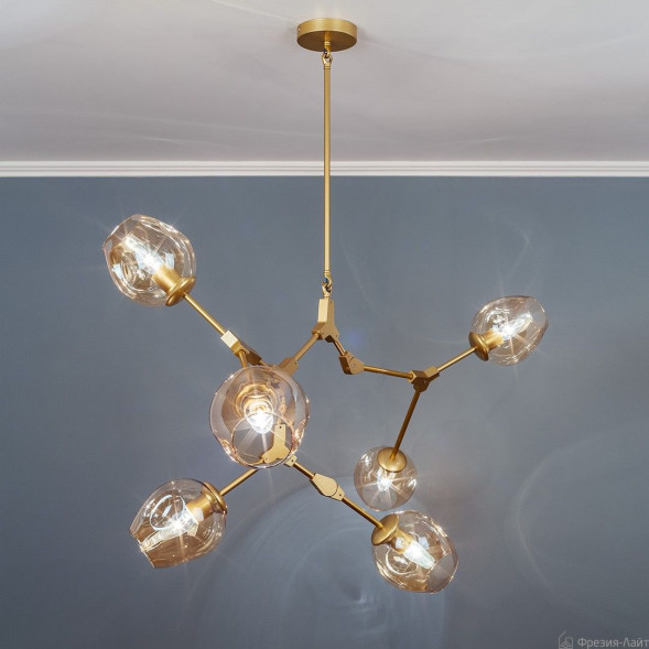 1024 золото люстра подвесная