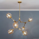 1024 золото люстра подвесная