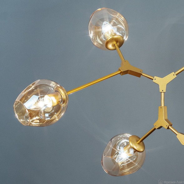 1024 золото люстра подвесная