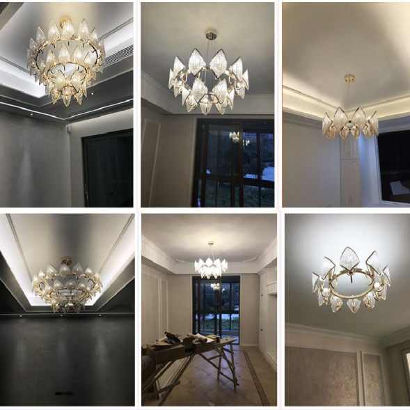 Люстра В Стиле Арт-Деко Epica Из Хрусталя Золото D 105+75Cm