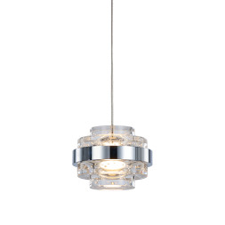Подвесной светильник Delight Collection MD22030002-1A chrome/clear