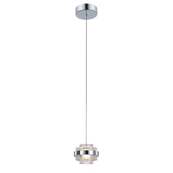 Подвесной светильник Delight Collection MD22030002-1A chrome/clear