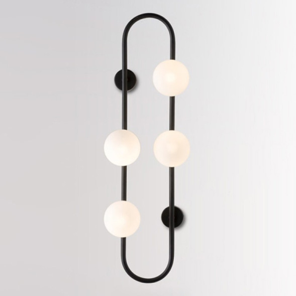 Настенное Бра Hoop Wall Черный