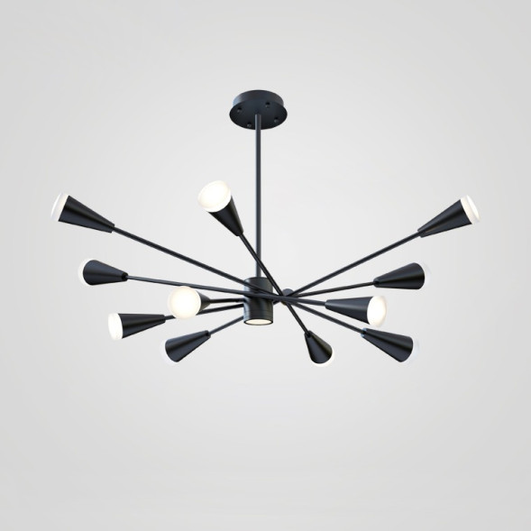 Подвесная Люстра Milton 6 Черный