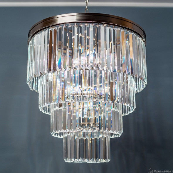 1004 satin nickel люстра подвесная