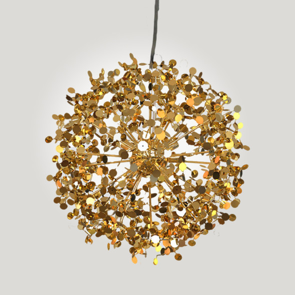 Люстра Tezani Argent Suspension Pendant Lamp 85 Gold D80