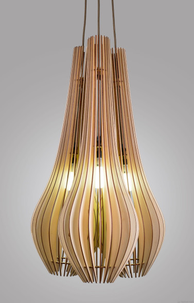 1008 Анита х3 тройной подвесной светильник