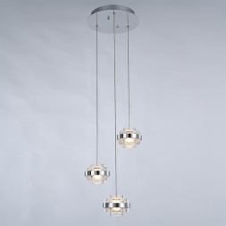 Подвесной светильник Delight Collection MD22030002-3A chrome/clear