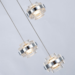 Подвесной светильник Delight Collection MD22030002-3A chrome/clear