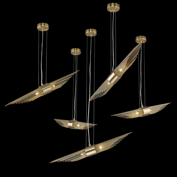 Подвесной светильник Delight Collection P68069-2 chrome