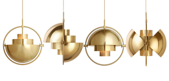 Светильник Louis Weisdorff Multi-Lite Pendant Gold