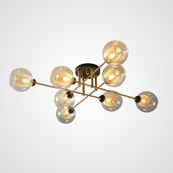 Подвесная Люстра Igen Янтарное Стекло