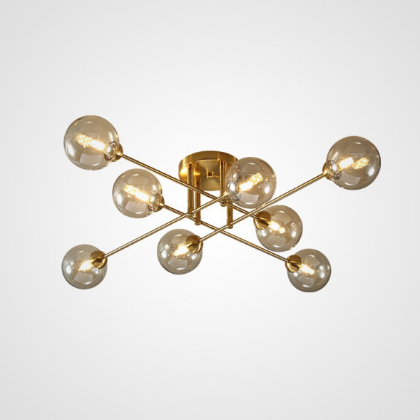 Подвесная Люстра Igen Янтарное Стекло