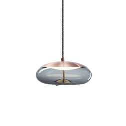 Подвесной светильник Delight Collection Knot D copper/blue