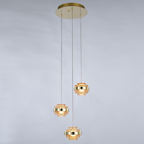 Подвесной светильник Delight Collection MD22030002-3A gold/champagne
