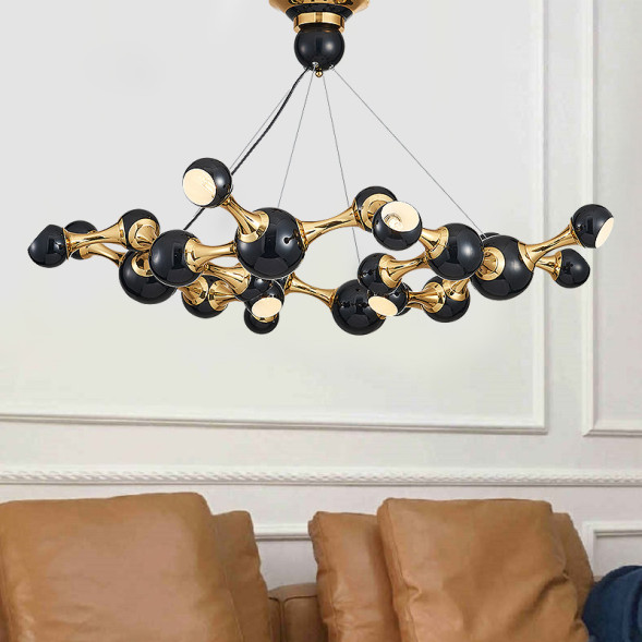 Дизайнерская Люстра Atomic Round Suspension Белый