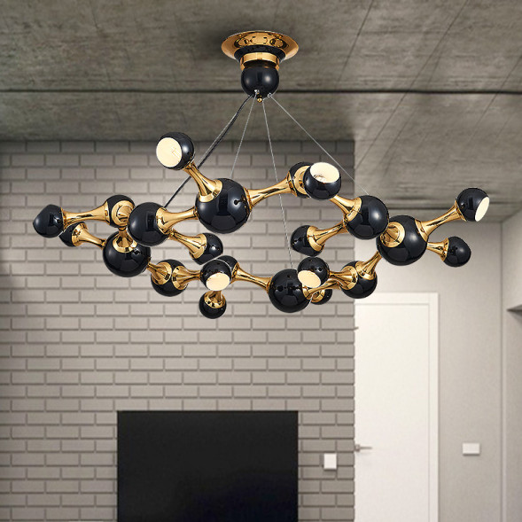 Дизайнерская Люстра Atomic Round Suspension Белый