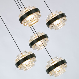 Подвесной светильник Delight Collection MD22030002-5A black/clear