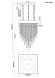 Люстра потолочная из стекла (золото) 91GH-10220