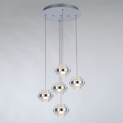 Подвесной светильник Delight Collection MD22030002-5A chrome/clear