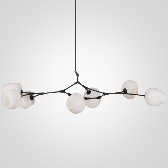 Люстра Сrumpled Bubble White Glass