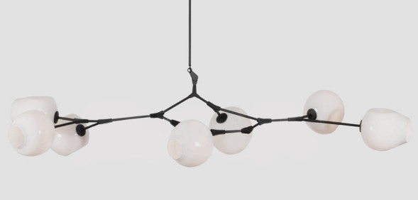 Люстра Сrumpled Bubble White Glass