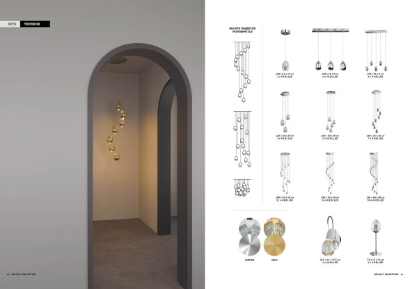 Подвесной светильник Delight Collection MD13003023-12A gold