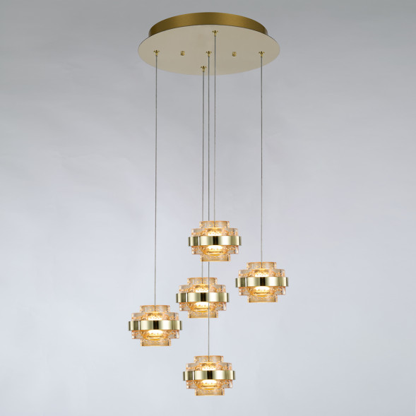 Подвесной светильник Delight Collection MD22030002-5A gold/champagne