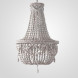 Люстра Rh Anselme White Wood Large Chandelier