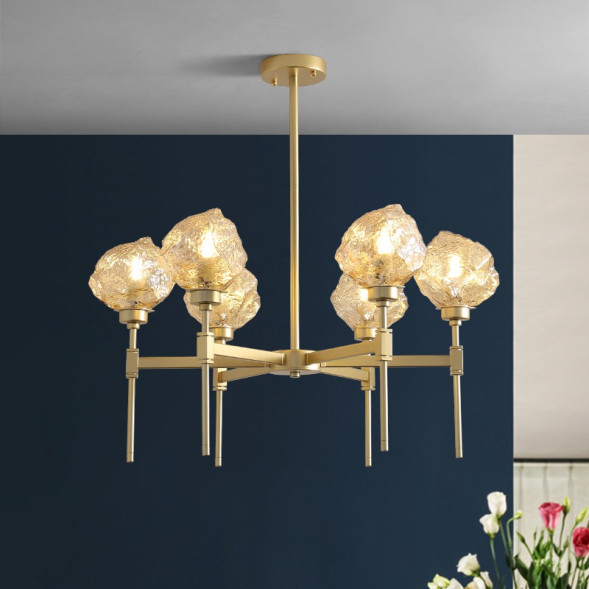 Подвесная Люстра Torch 8 Янтарный