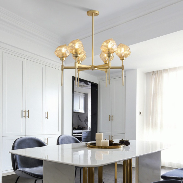 Подвесная Люстра Torch 8 Янтарный