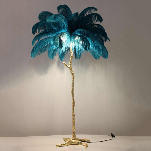 Торшер The Feather Floor Lamp Silver