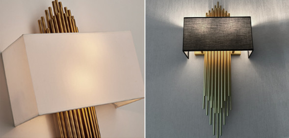 Бра Sohne Cg 90-0009 Fiore Black H90 W38