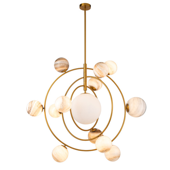 Люстра Delight Collection Planet 13 brass