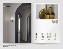 Настенный светильник Delight Collection Allen 1 brass
