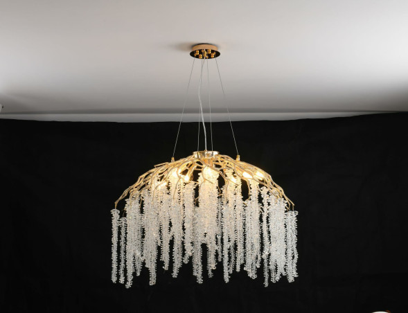 Люстра Coral Crystals Cascade Copper II D100