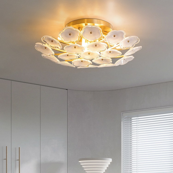 Потолочная Люстра Со Стеклянным Декором В Виде Цветов Malva C