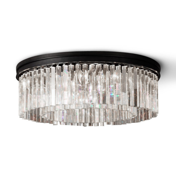 Потолочный светильник Delight Collection Odeon 10B/P black/clear