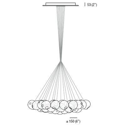 Люстра Bocci 28.37 Cluster