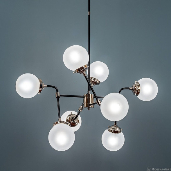 1008/8 black/white люстра подвесная