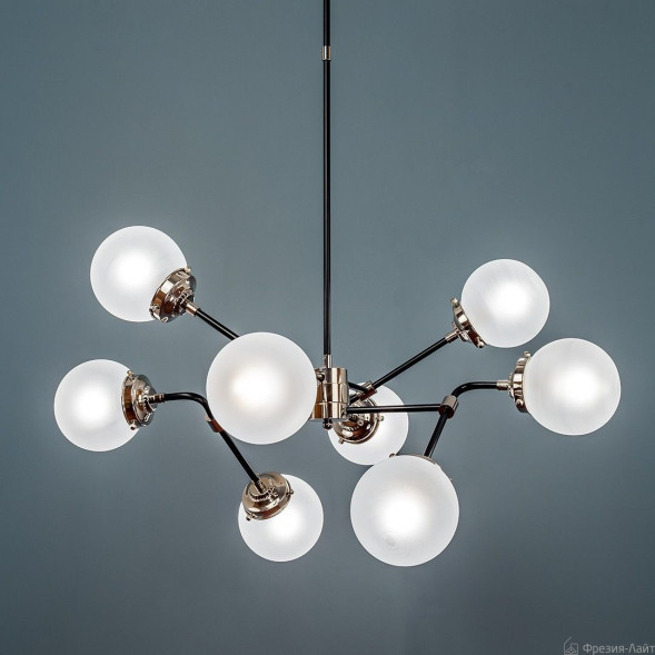 1008/8 black/white люстра подвесная