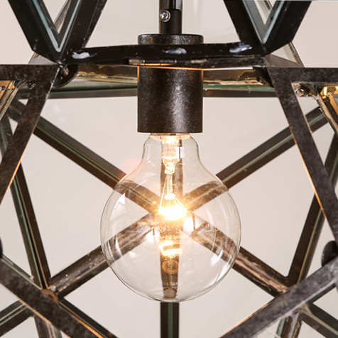 Люстра Black Star Clear Glass 50 См