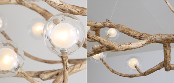 Люстра Ветвь Дерева Tree Branch Chandelier Vintage
