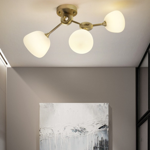 Потолочная Люстра «Молекулярной» Формы С Регулировкой Наклона Элементов Buns C