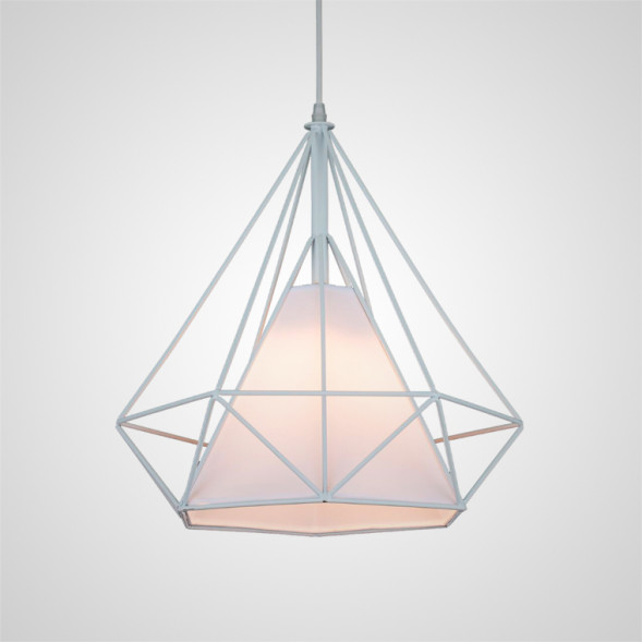Подвесной Светильник The Diamond Chandelier Kevin Reilly 1 D37 Белый