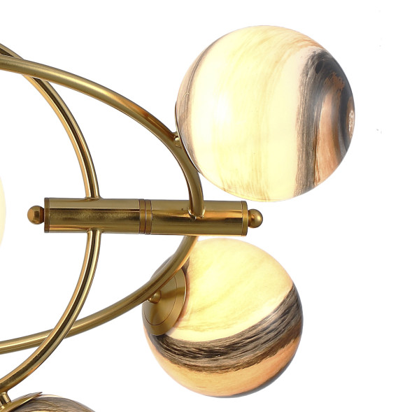 Люстра Delight Collection Planet 7B brass