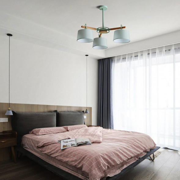 Потолочная Люстра На Штанге Even 3 Green