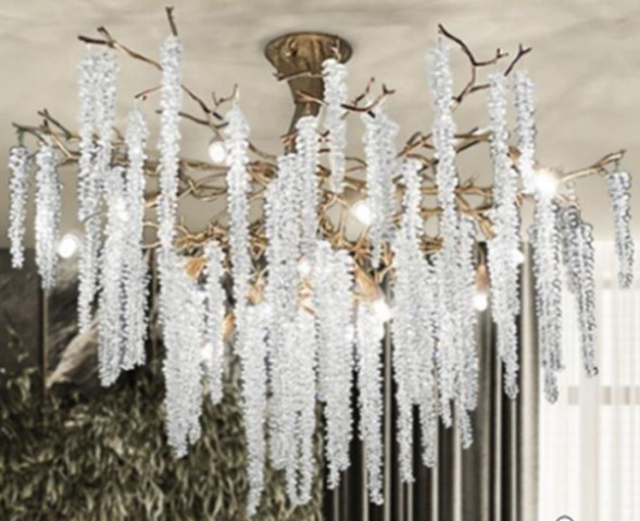 Люстра Coral Crystals Ceiling Copper II D60