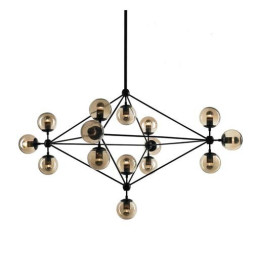 Люстра Modo Chandelier 15 Globes Black